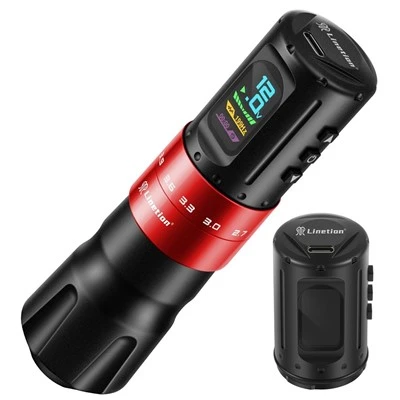 KT2 Wireless Tattoo Gun olovka Komplet stroja za podesiv potez od 2,7 ~ 4,5 mm Nabavka za tetoviranje za umjetnika